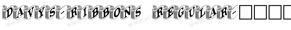 Davys-Ribbons Regular字体转换